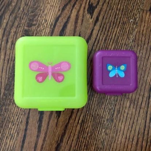 Crocodile Creek Butterfly Sandwich & Snack Container Set - Picture 1 of 4